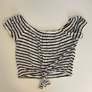 Tilly off the shoulder crop top